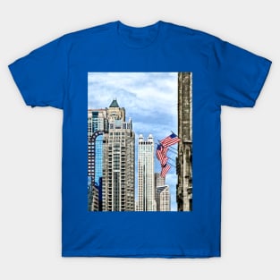 Chicago IL - Flags Along Michigan Avenue T-Shirt